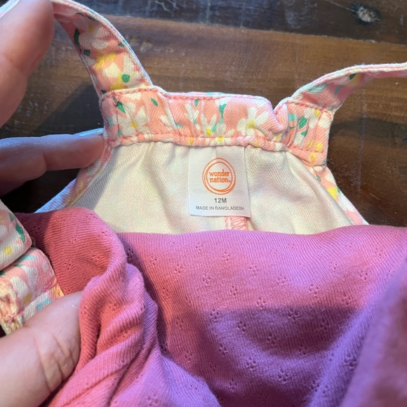 Carters 12mo onsie and wonder nation 12 mo jumper - Picture 3 of 3